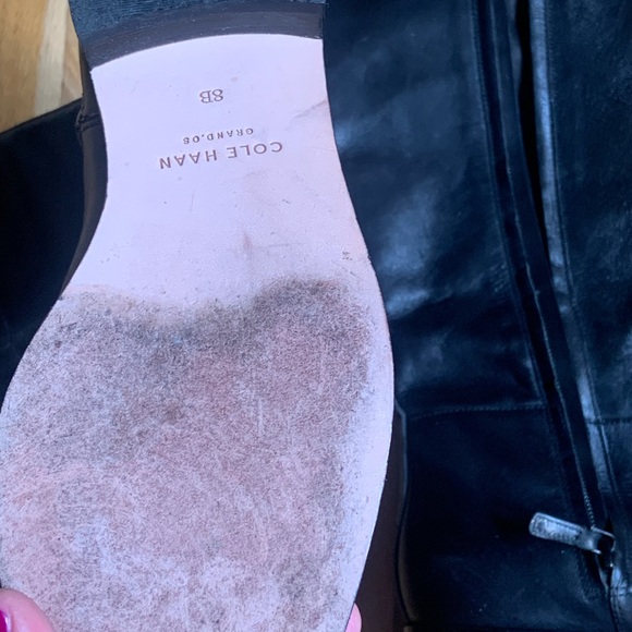 Cole Haan Wide Calves knee high boots - Picture 3 of 6